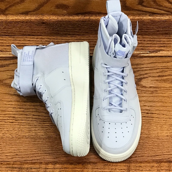 Nike SF AF1 Mid Palest Purple Vt Ultra Pale Shoes - Picture 4 of 8